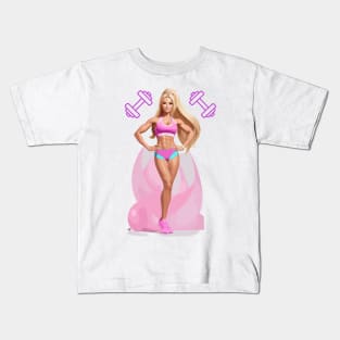 fitness barbie Kids T-Shirt